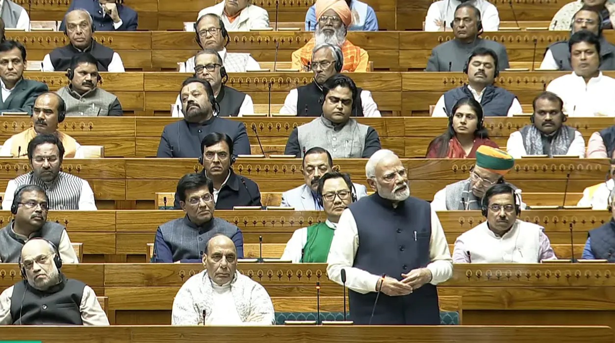 PM Modi's Constitution Debate Speech: Calls For Unity, New Vision For India, Exposes Congress PM Modi's Constitution Debate Speech: Calls For Unity, New Vision For India, Exposes Congress.