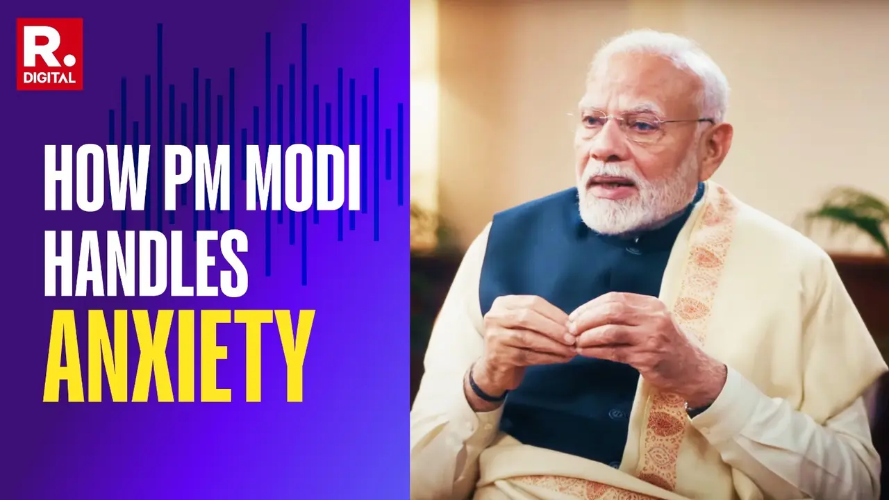 PM Modi's Critical Insight On How He Handles His Anxiety PM Modi's Debut Podcast With Nikhil Kamat