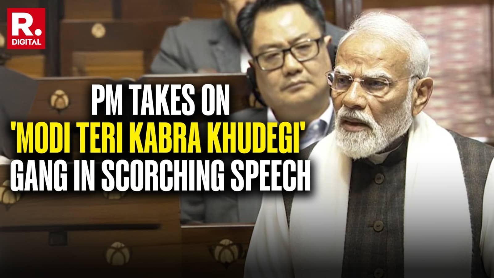 PM Modi Silences Naysayers And ‘Kabra Khudegi Gang’ In A Blistering Speech In Rajya Sabha | 10 Points