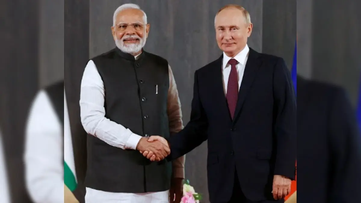 PM Modi with Russian President Putin