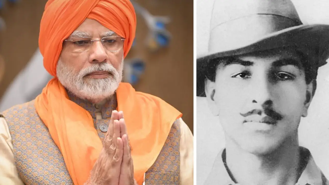 PM Modi Pays Tribute to 'Immortal Martyr' Bhagat Singh on his Birth ...