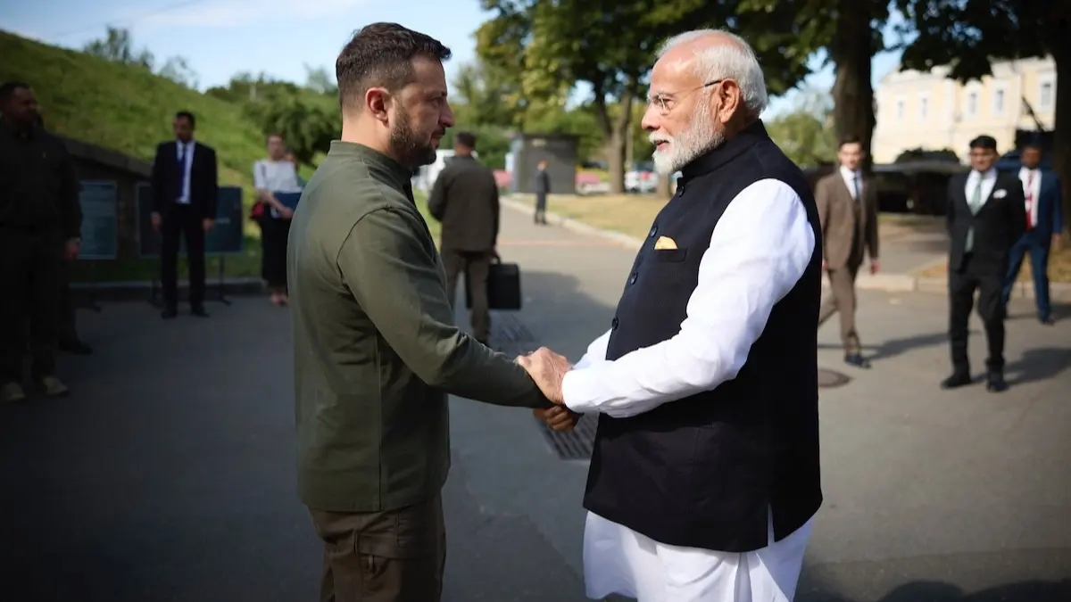 PM Modi & Volodymyr Zelenskyy
