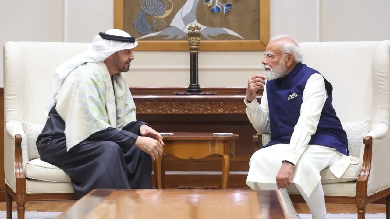 PM Modi with UAE President