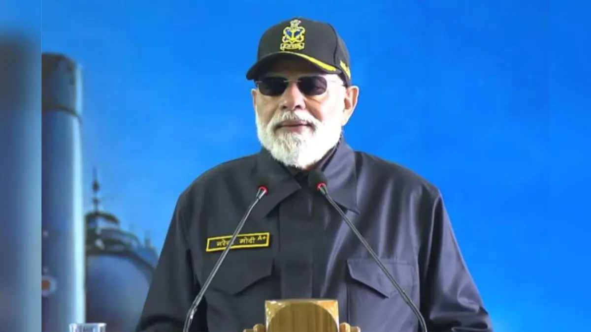 PM Narendra Modi Celebrates Diwali With Navy Personnel Onboard INS Vikrant