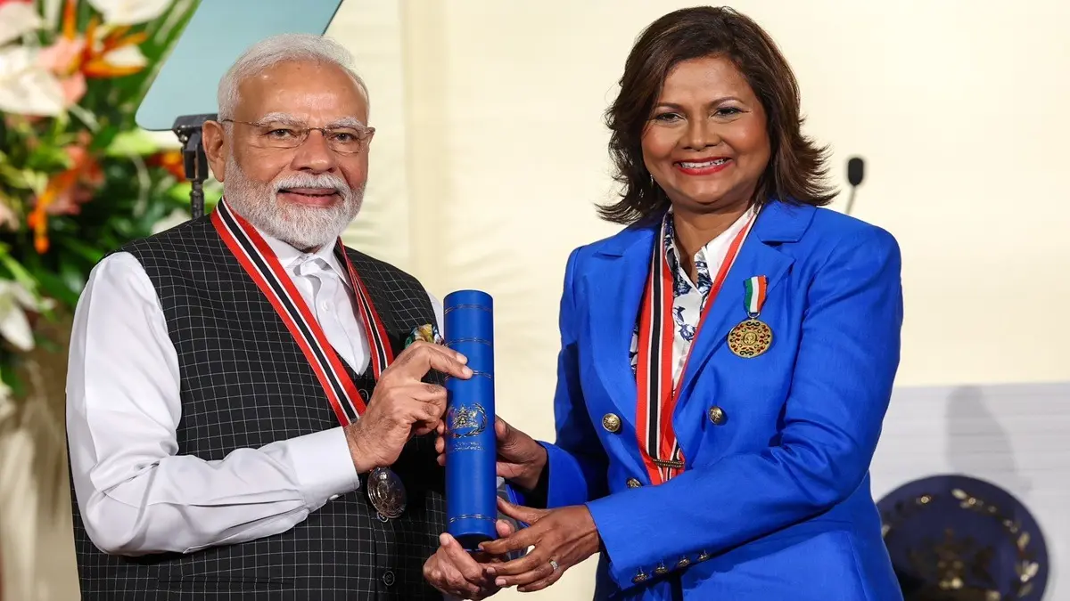 PM Narendra Modi Honoured With Trinidad And Tobago's Highest Award, The Order Of The Republic