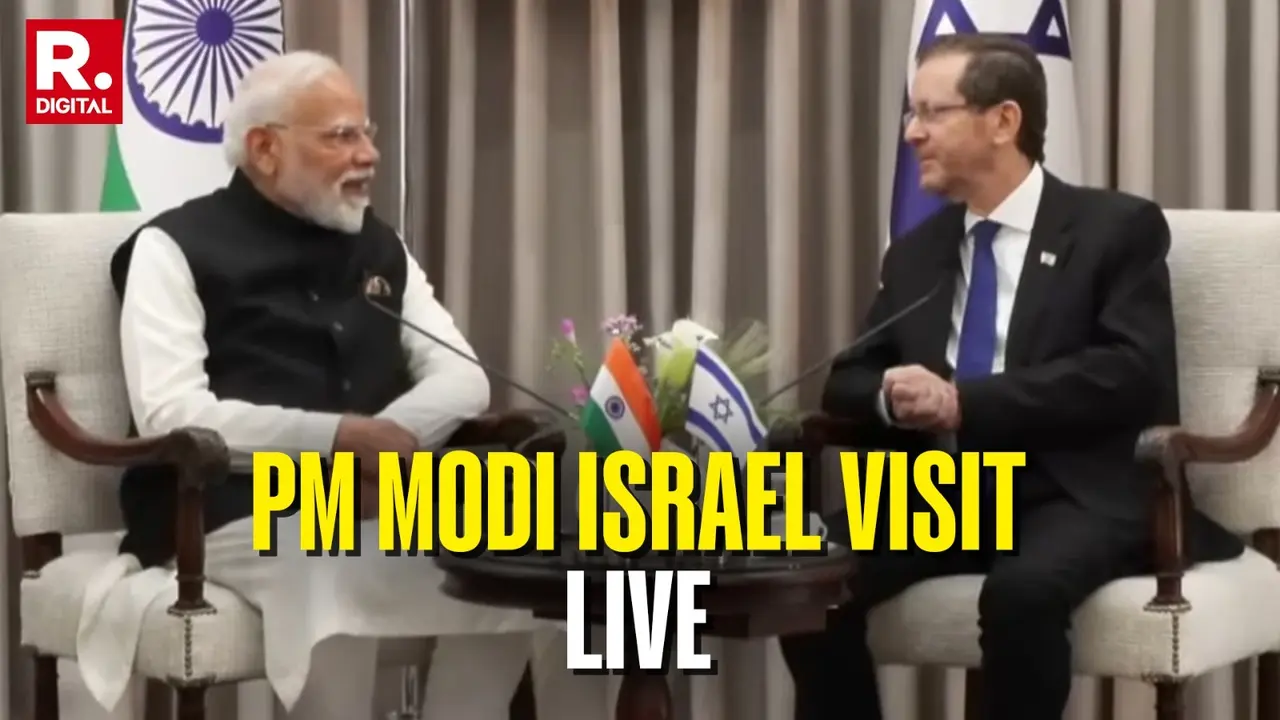 PM Narendra Modi Israel Visit LIVE: PM Modi Expresses Gratitude for Warm Welcome at Bilateral Meet With President Herzog PM Narendra Modi Israel Visit LIVE