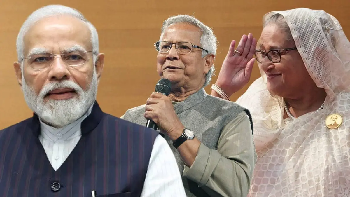 PM Narendra Modi-Muhammad Yunus-Sheikh Hasina