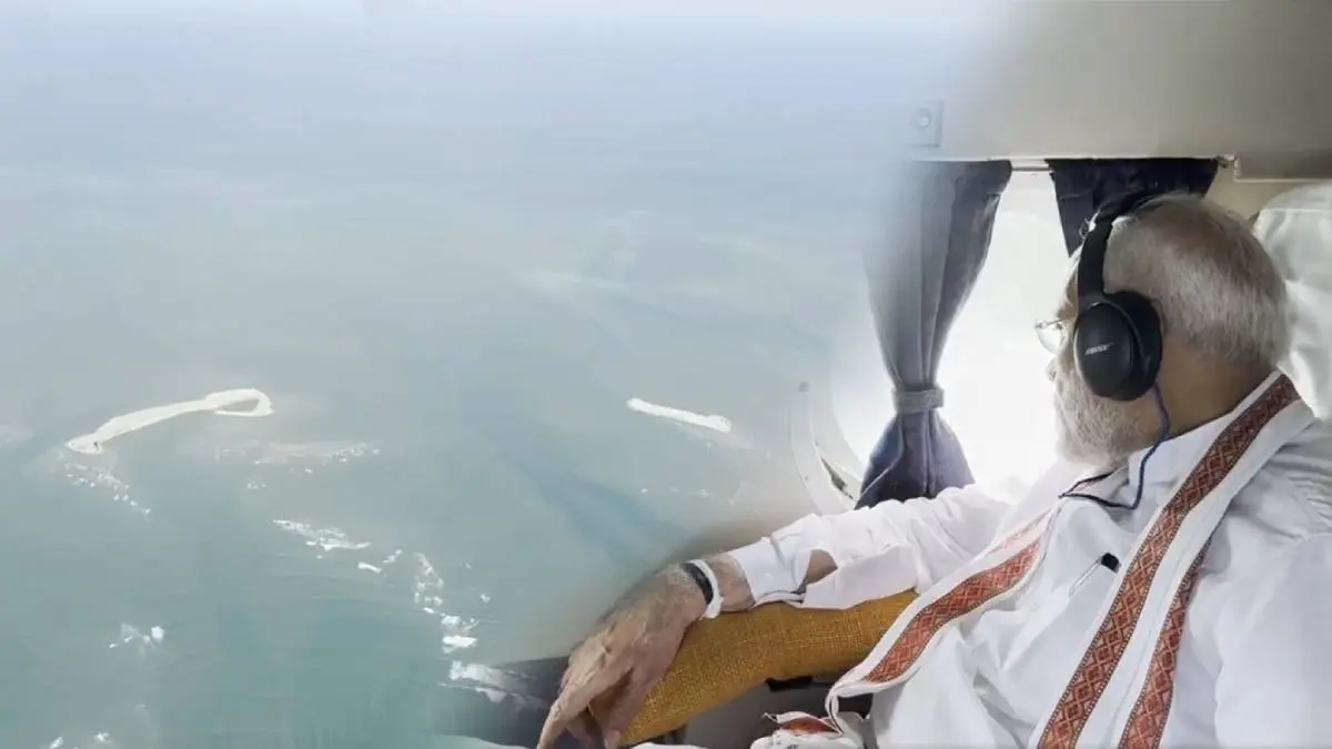 pm narendra modi visited ram sethu