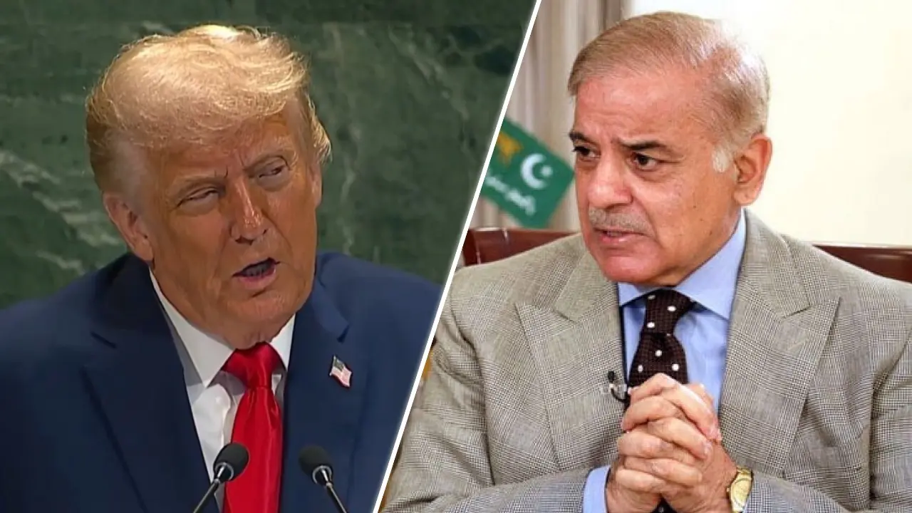 Donald Trump and Shehbaz Sharif