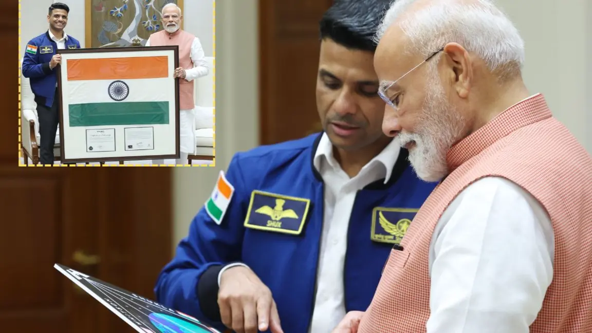 Shubhanshu Shukla met PM Modi