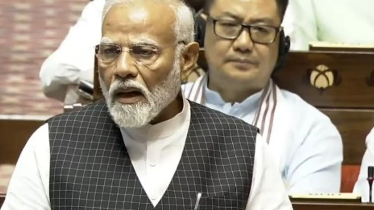 PM Modi Rajya Sabha Address