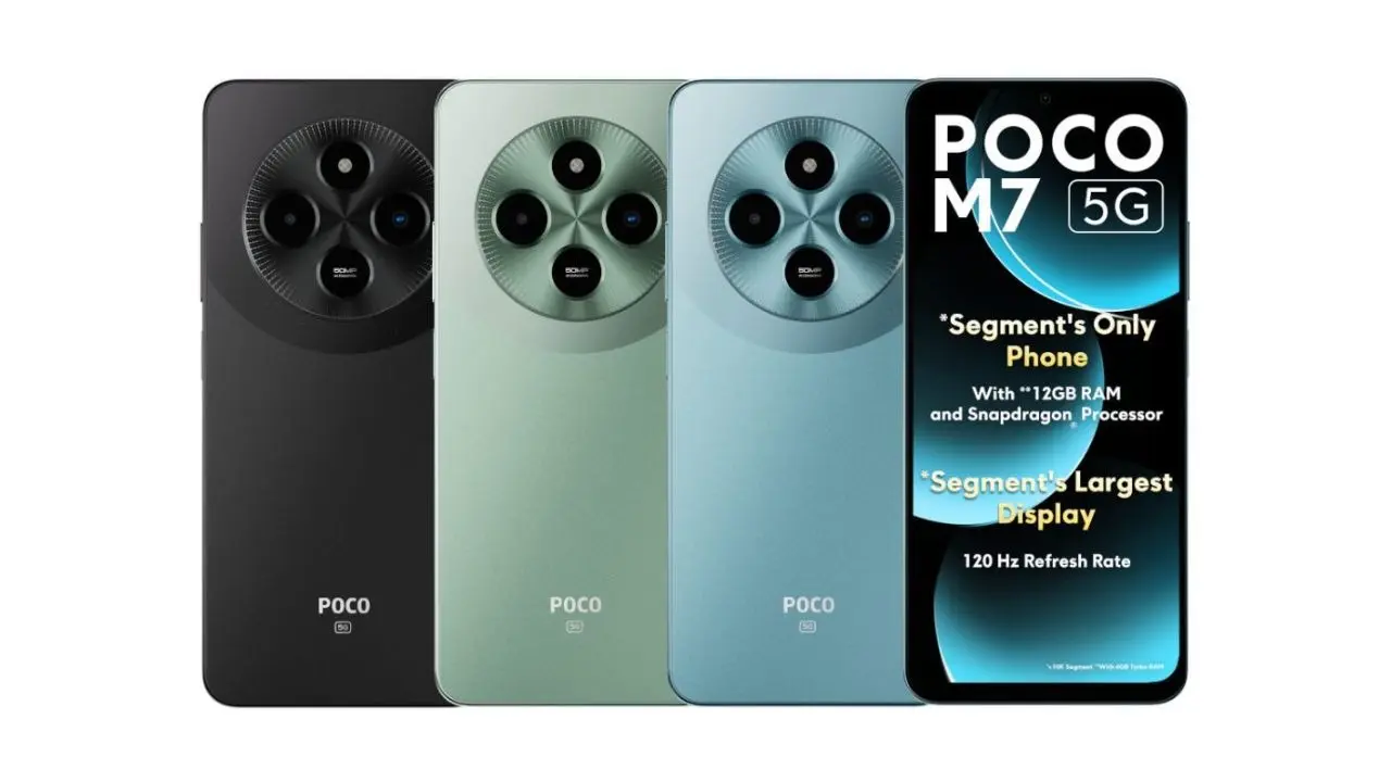 POCO M7 5G With Snapdragon 4 Gen 2 Chip Launched: Top Features, Price poco m7 5g