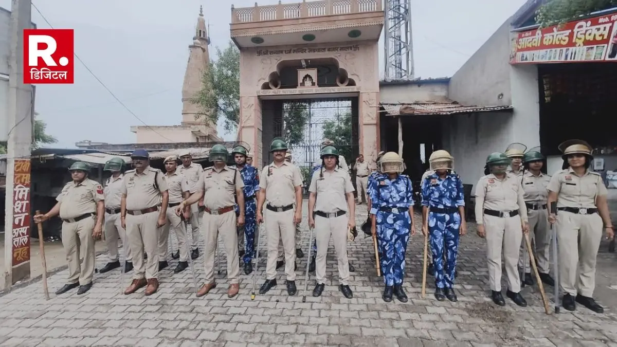 Police deployed at every nook and corner in Nuh for Jalabhishek Yatra