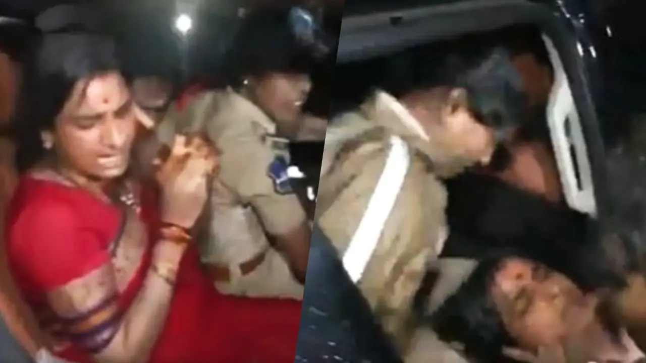 Police Detain BJP Leader Madhavi Latha Amid Protest Over ‘Temple Demolition’ In Hyderabad
