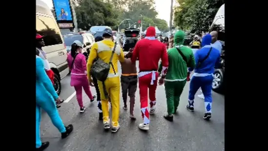 Watch: Brazilian Police Dress as Power Rangers to Catch Pickpockets During Sao Paulo Carnival Police dressed as Power Rangers to catch thieves at the Sao Paulo Carnival