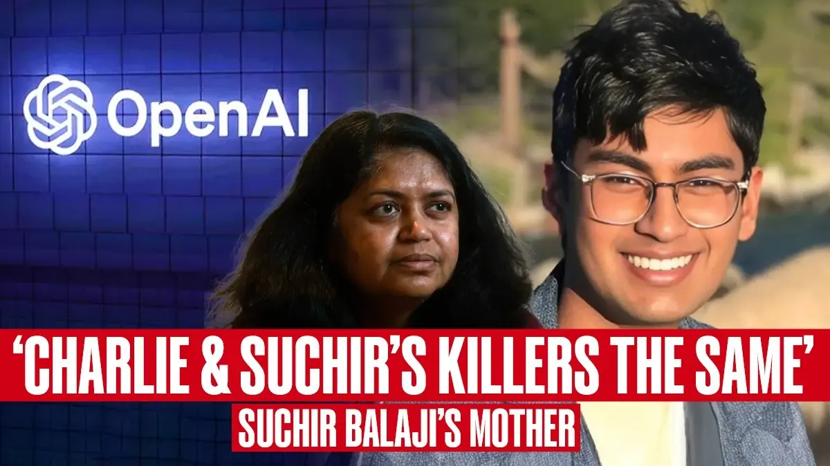 ‘Charlie Kirk and Suchir’s Killers the Same’: Suchir Balaji’s Mother's Explosive Claims Poornima Ramarao, Suchir Balaji’s mother