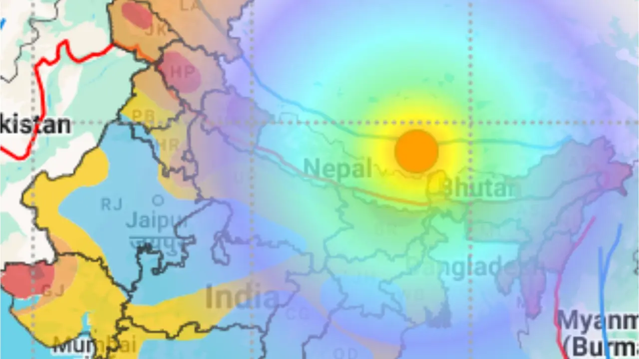 Powerful 7.1 Magnitude Earthquake Strikes Nepal, Strong Tremors Felt in Bihar
