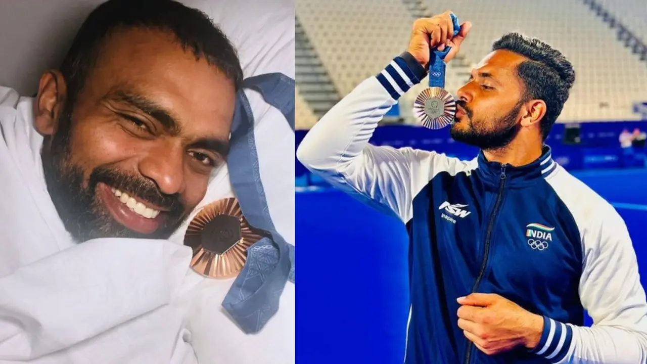 PR Sreejesh and Harmanpreet Singh