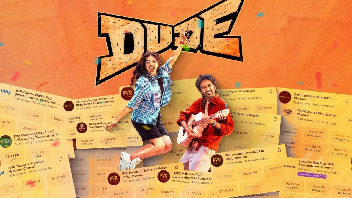 Pradeep Ranganathan and Mamitha Baiju's Dude released on October 17