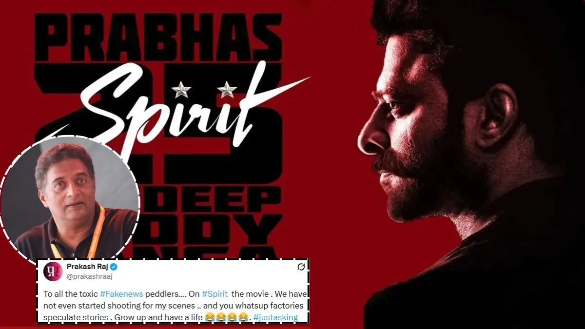 After Deepika Padukone, Prakash Raj Also Walks Out Of Spirit Due To Disagreement With Sandeep Reddy Vanga? Actor Clarifies Prakash Raj sets record straight on Spirit exit
