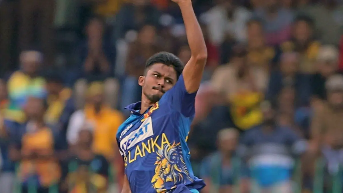Pramod Madushan Approved As Replacement For Eshan Malinga In Sri Lanka Squad For T20 World Cup 2026 Pramod Madushan in action for Sri Lanka