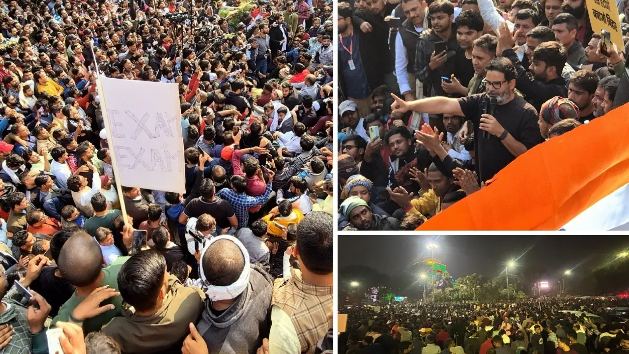 Bihar: 'प्रशासन में दम नहीं की लाठी...', BPSC अभ्यर्थियों का साथ देना गांधी मैदान पहुंचे प्रशांत किशोर ने कही बड़ी बात Prashant Kishor addressed BPSC candidate