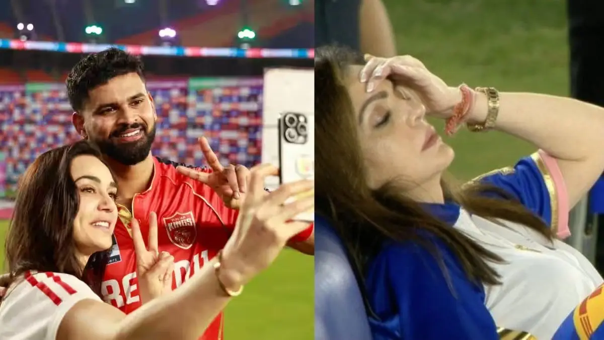 preity Zinta and nita ambani reaction viral Punjab kings beat Mumbai Indians in qualifier 2 ipl 2025