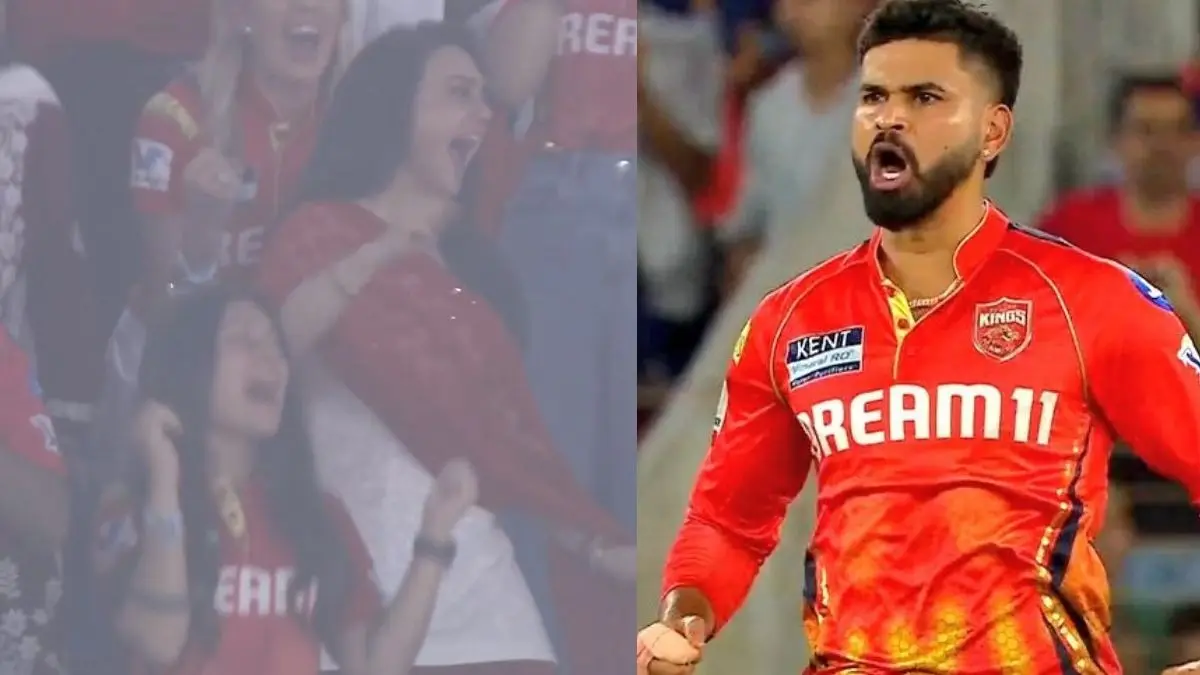 preity Zinta and Shreyas iyer reaction viral after Philip salt wicket rcb vs pbks final