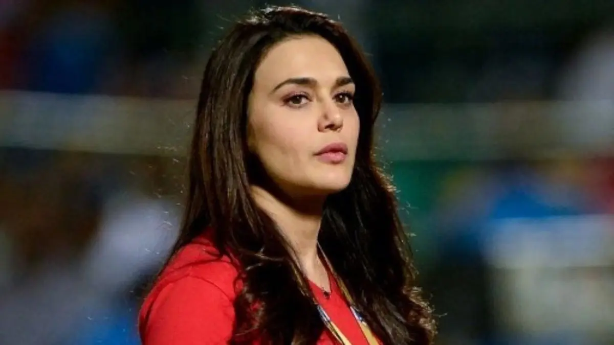 Preity Zinta at IPL