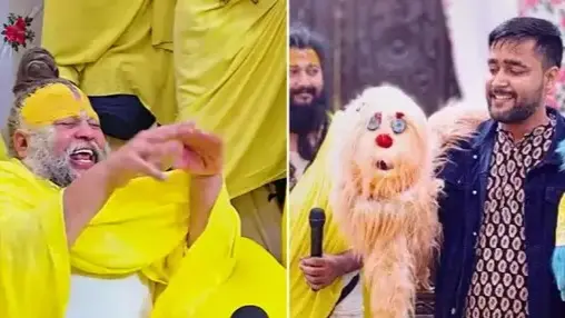 Watch: Premanand Maharaj Laughs Out Loud with Puppets Jojo and Johny, Video Goes Viral Premanand Maharaj