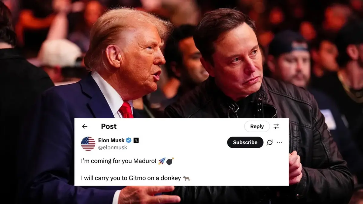President Donald Trump and Elon Musk