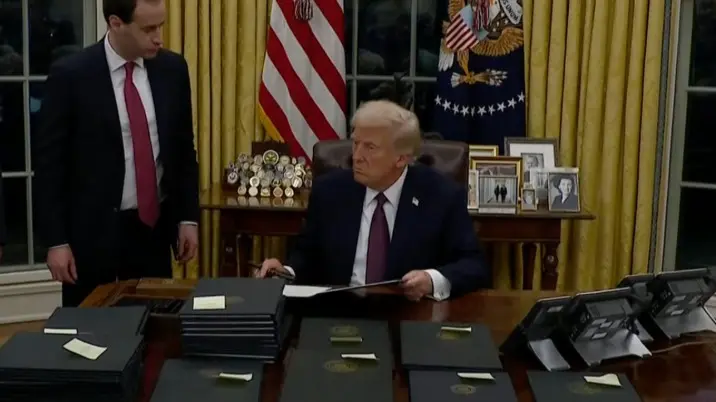 President Donald Trump signs order for US to exit World Health Organization