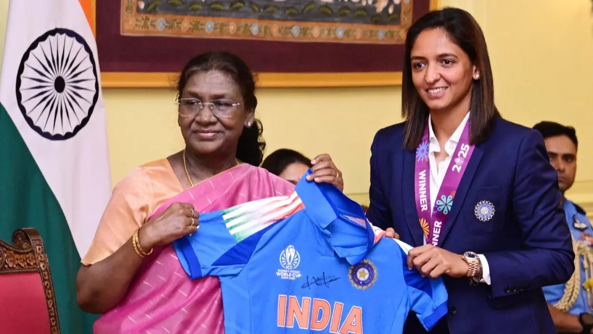 President Droupadi Murmu, Harmanpreet Kaur