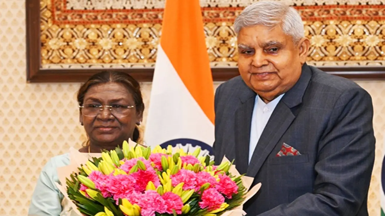 President Droupadi Murmu Accepts Jagdeep Dhankhar's Resignation as Vice President of India President Murmu Accepts Jagdeep Dhankhar's Resignation as Vice President