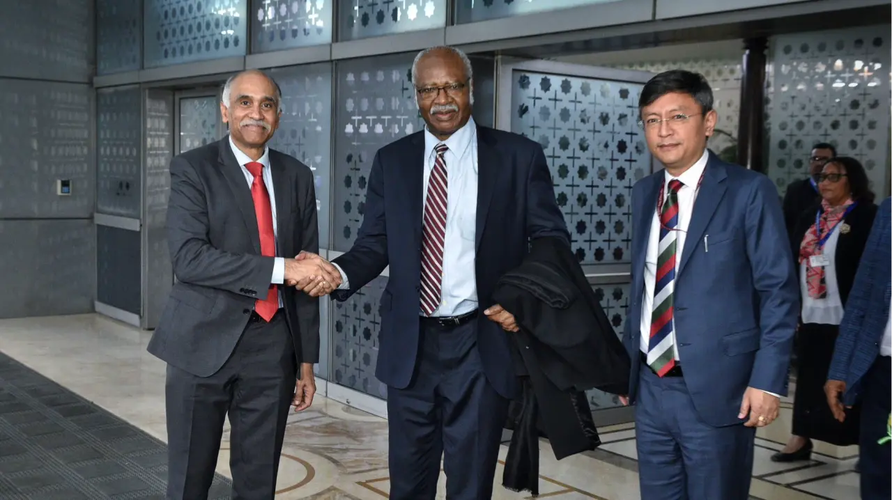 चार दिवसीय भारत यात्रा पर संयुक्त राष्ट्र महासभा के अध्यक्ष फिलेमोन यांग President of the United Nations General Assembly Philemon Yang on four-day visit to India