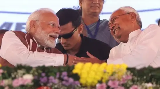 'Committed Mistake Twice, But Never Again': CM Nitish to Amit Shah on Breaking Alliance with BJP Ahead of Bihar Polls Prime Minister Narendra Modi and Bihar CM Nitish Kumar