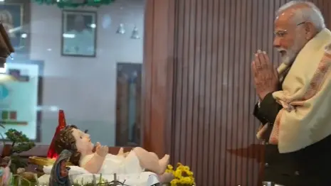 PM Modi Greets People on Christmas Prime Minister Narendra Modi greeted people on Christmas
