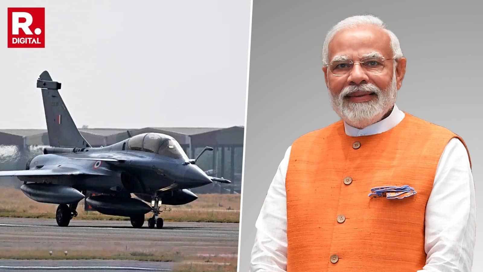 Prime Minister Narendra Modi inaugurating Moran Emergency Landing Facility in Assam with fighter jets on highway runway