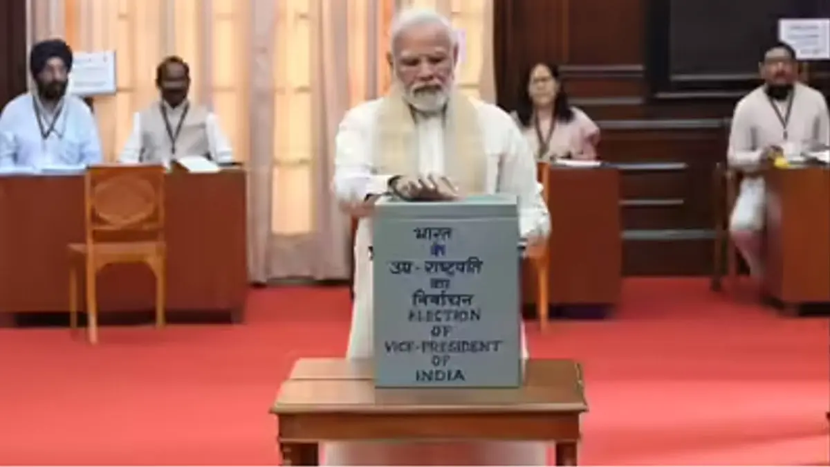 Prime Minister Narendra Modi Set To Cast First Vote In Vice Presidential Elections: Sources Prime Minister Narendra Modi Set To Cast First Vote In Vice Presidential Elections: Sources