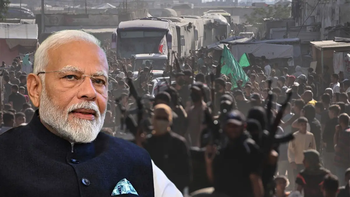 Prime Minister Narendra Modi welcomed the release of all 20 living hostages held in Gaza for more than two years.