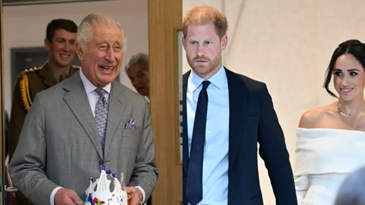 Prince Harry and King Charles