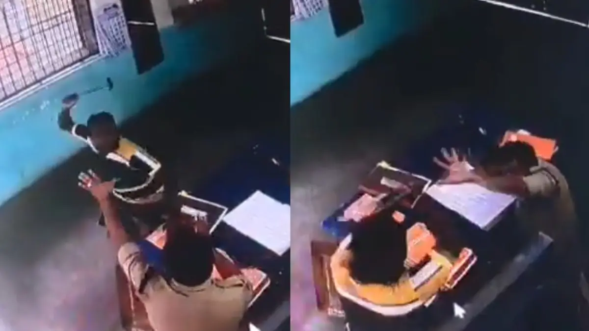 Jailbreak Caught on Camera: Remand Prisoners Attack Jail Staffer with Hammer, Escape Prisoners Attack Jail Staffer with Hammer