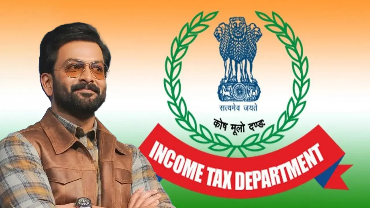 Prithviraj Sukumaran has received an IT notice