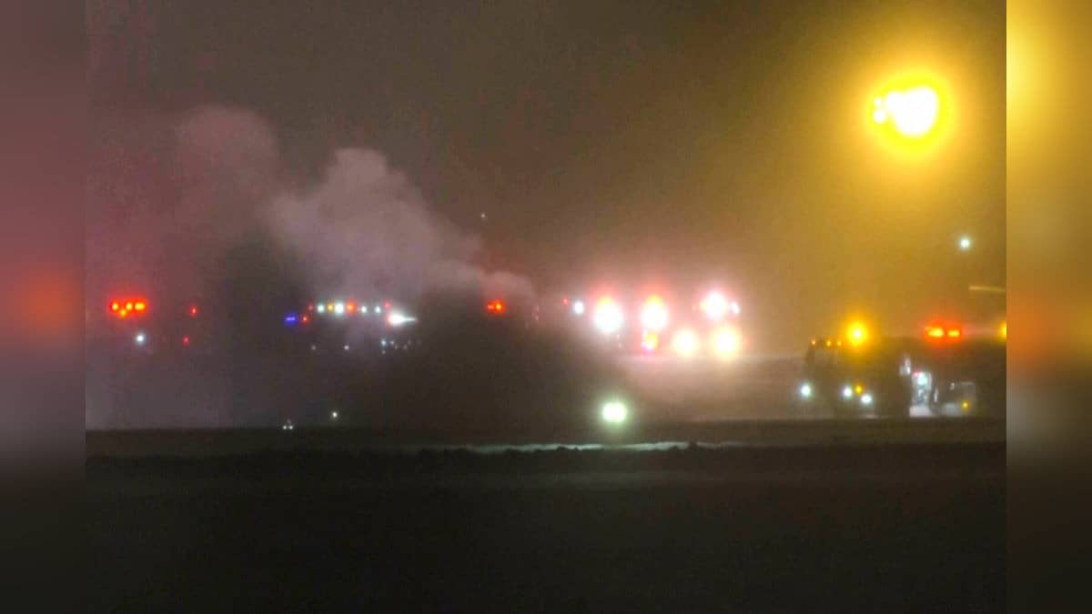 Private jet with 8 aboard crashes on takeoff in Maine, FAA says