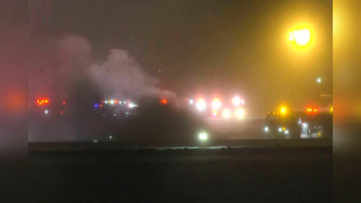 Private jet with 8 aboard crashes on takeoff in Maine, FAA says