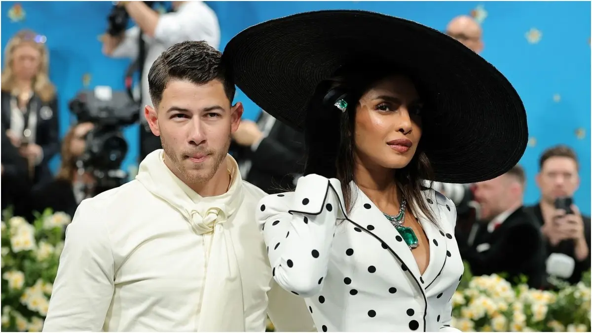 Priyanka Chopra and Nick Jonas at the Met Gala 2025
