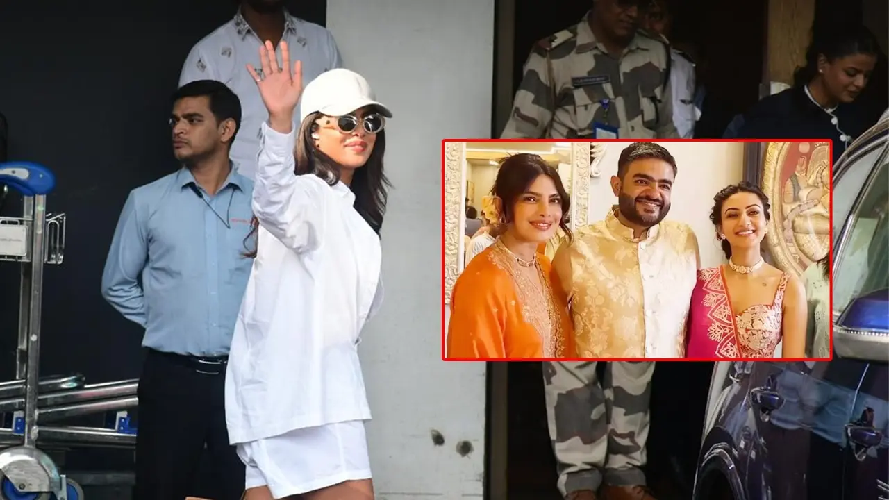 Priyanka Chopra heads to brother's wedding