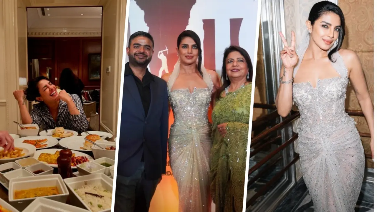 IN PICS | Priyanka Chopra Concludes Brief Trip To India With Paani Screening, Food and Family Priyanka Chopra in India for a hot minute