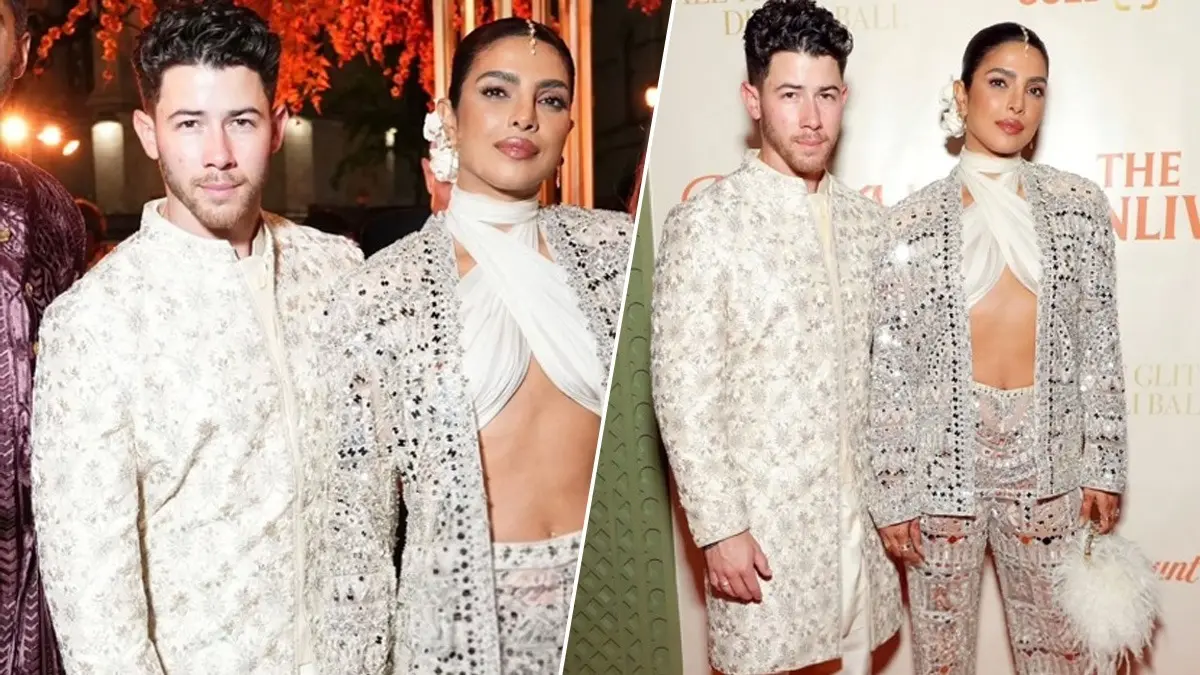 Priyanka Chopra-Nick Jonas at Diwali bash