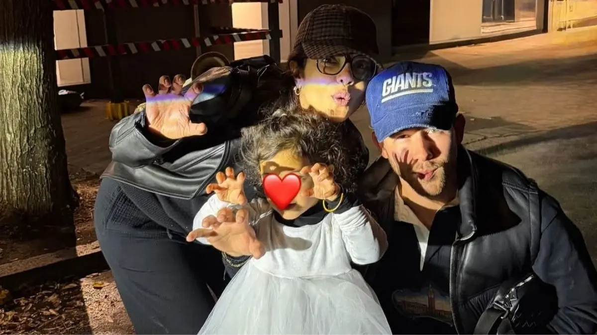 Priyanka Chopra plays with daughter Malti Marie